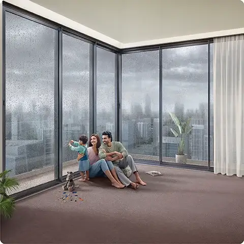 aluminium partition work